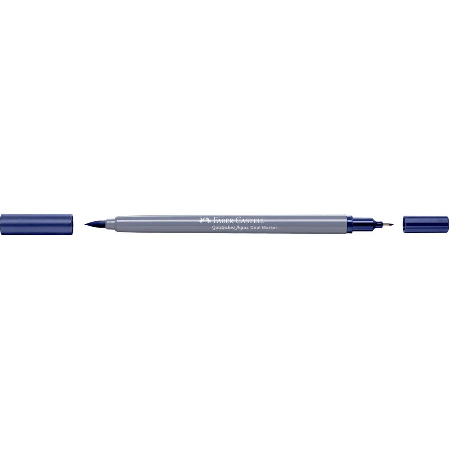 Faber-Castell - Goldfaber Aqua Dual Marker, indanthrene blue