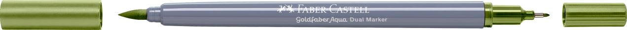 Faber-Castell - Goldfaber Aqua Dual Marker, chromium green opaque