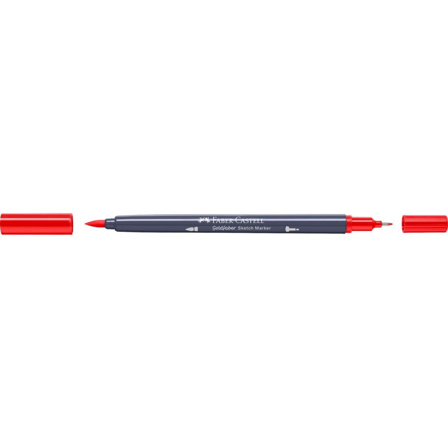 Faber-Castell - Goldfaber Sketch Marker, 118 scarlet red
