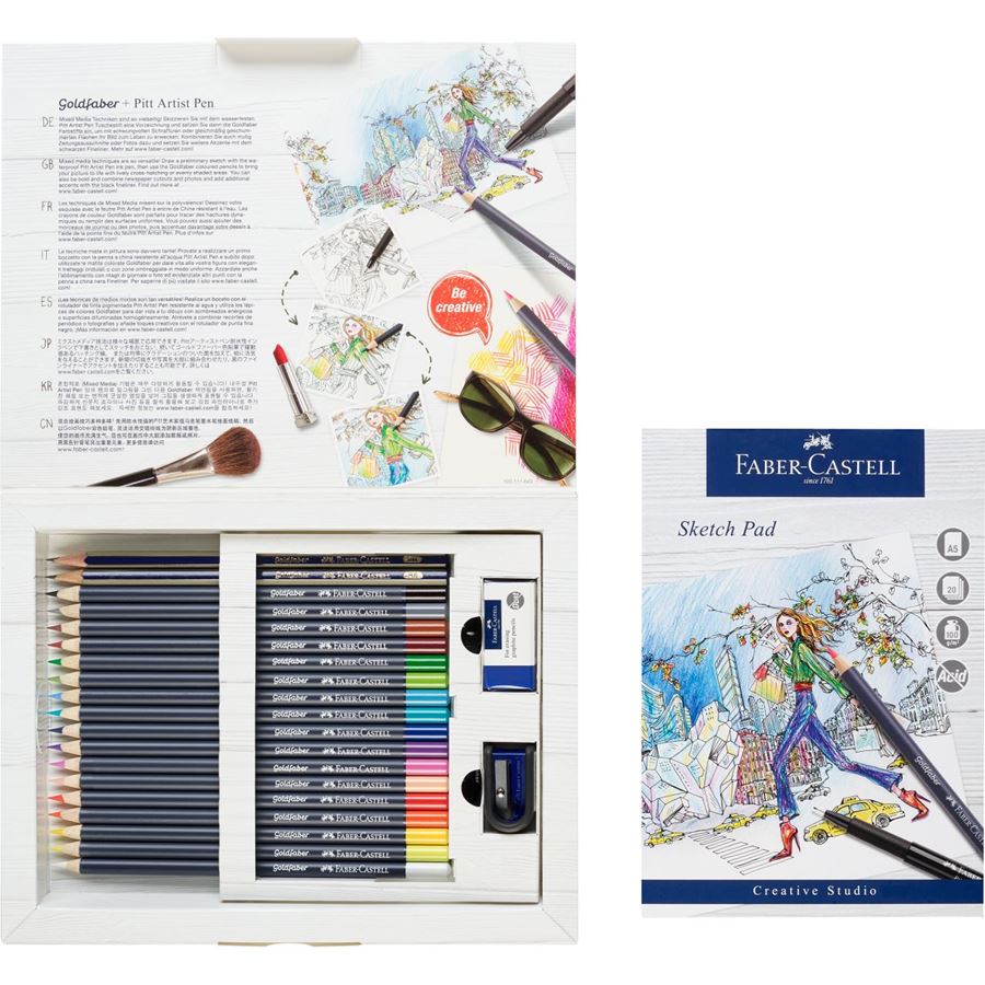 Faber-Castell - Goldfaber colour pencil, gift set, 23 pieces