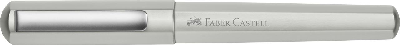 Faber-Castell - Fountain pen Hexo silver matt extra fine