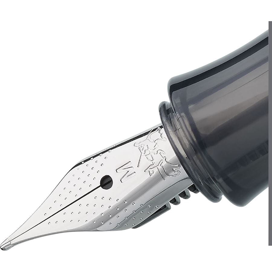 Faber-Castell - Fountain pen Hexo silver matt extra fine