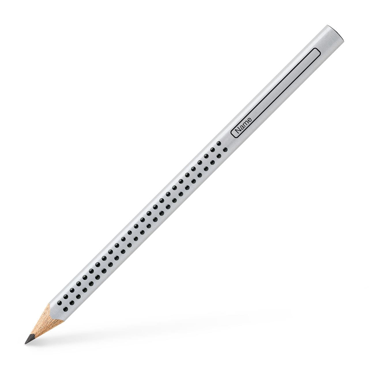 Faber-Castell - Jumbo Grip graphite pencil, B, silver