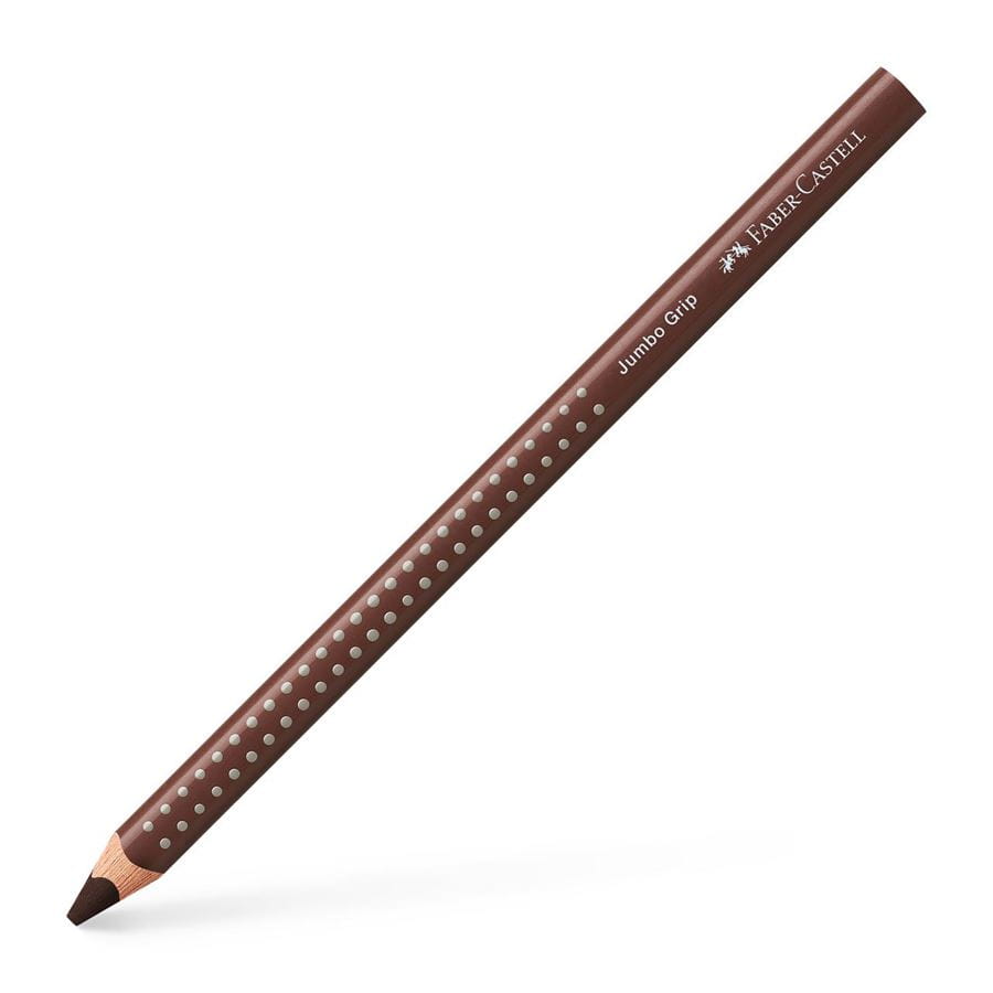 Faber-Castell - Jumbo Grip colour pencil, Chocolate brown