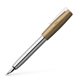 Faber-Castell - Loom Metallic fountain pen, B, olive green