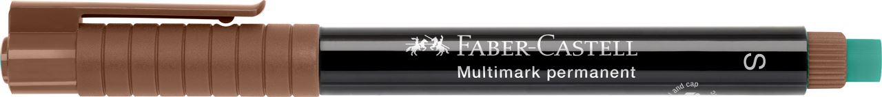Faber-Castell - Multimark overhead marker permanent, S, brown