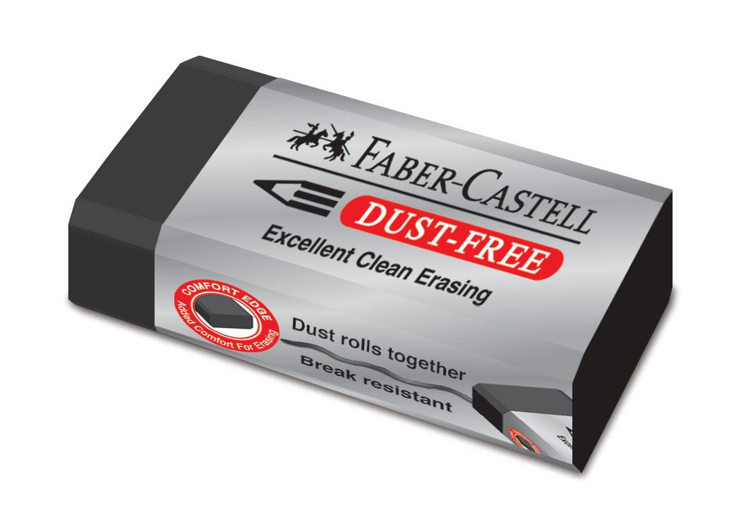 Faber-Castell - Dust-free eraser, black