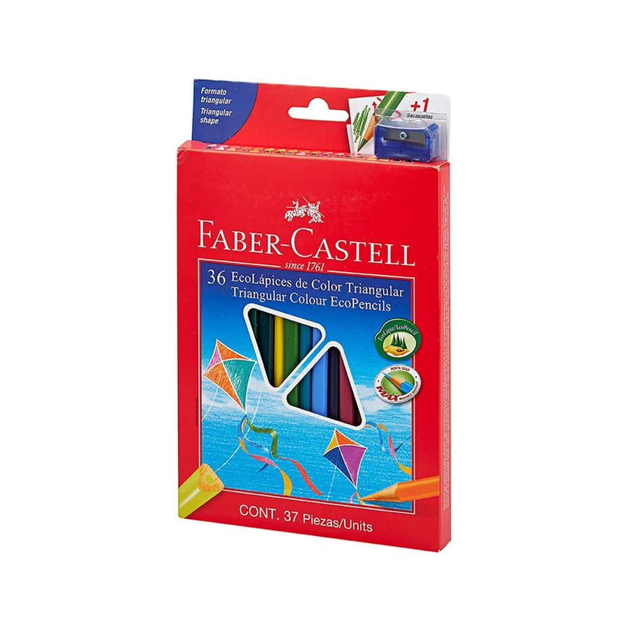 Faber-Castell - Col Ecopen trian 120536EXP 36x w/sh