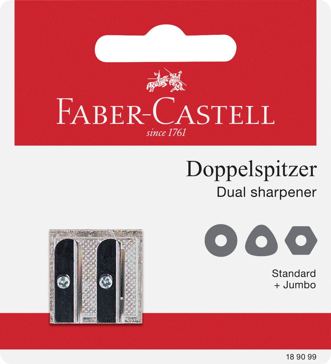 Faber-Castell - 50-34 metal twin sharpener, set of 1