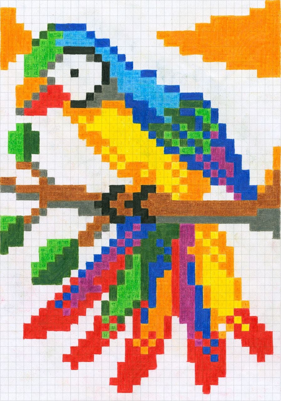 Faber-Castell - Colouring set Pixel-it, 13 pieces