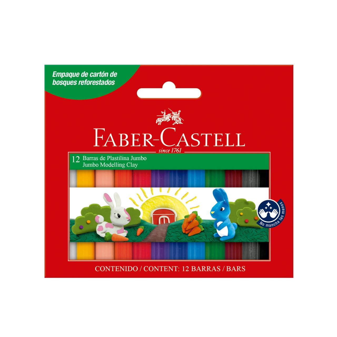 Faber-Castell - Modelling clay Jumbo set of 12