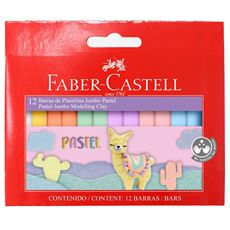 Faber-Castell - Modelling clay Jumbo Pastel set 12x