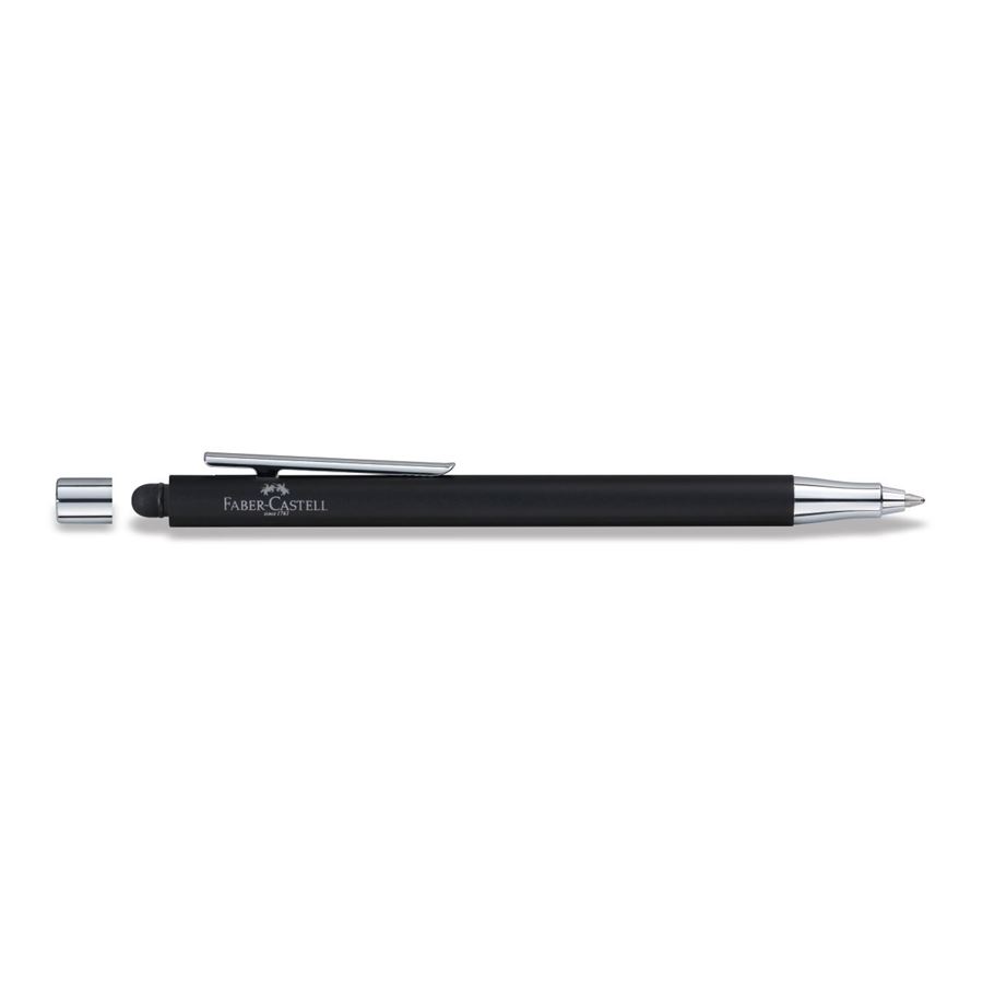 Faber-Castell - Ball Pen Stylus Neo Slim Black Matt, Shiny