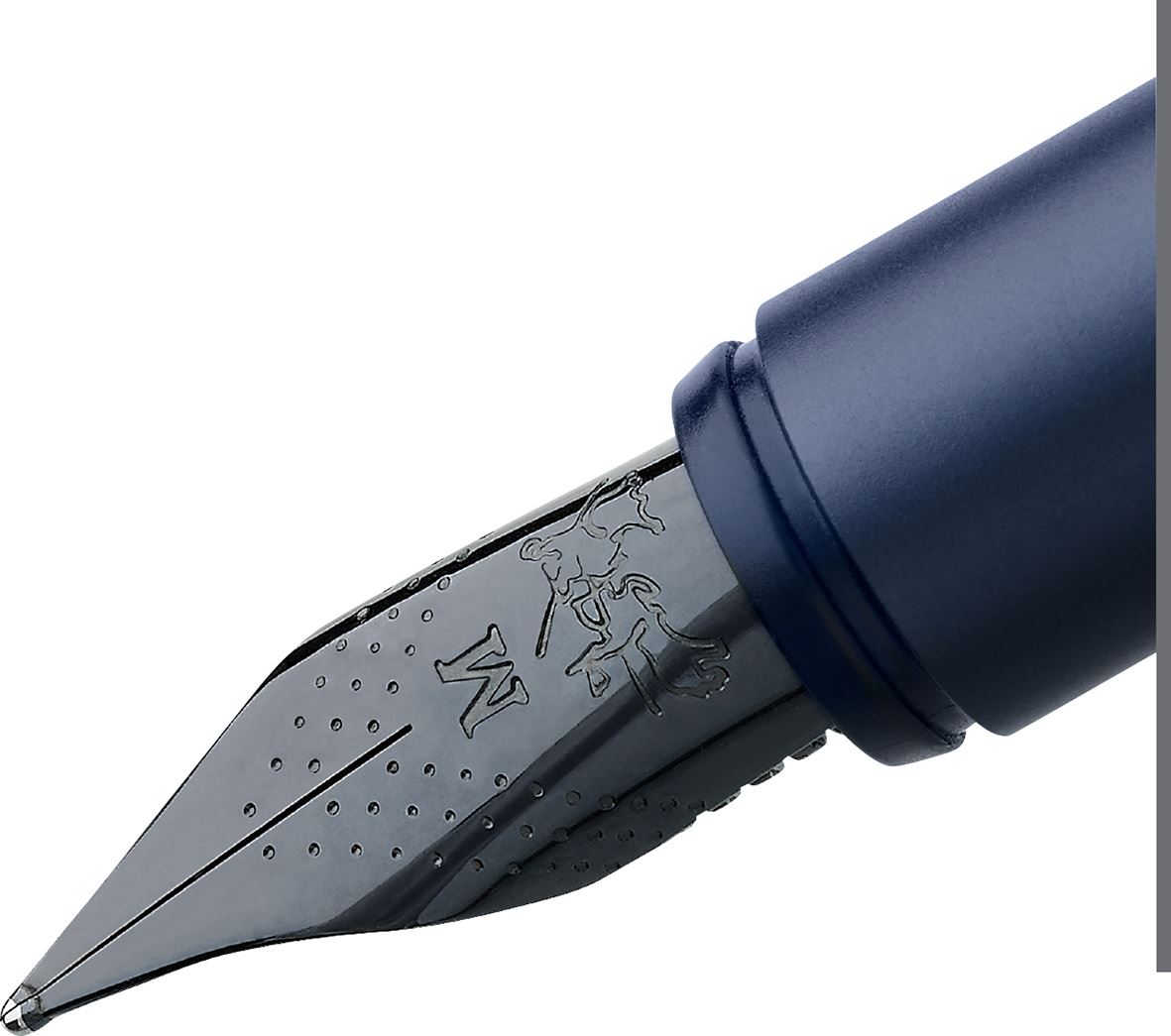 Faber-Castell - Fountain pen Neo Slim Aluminium dark blue M
