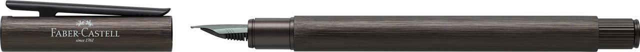 Faber-Castell - Fountain pen Neo Slim Aluminium gun metal B