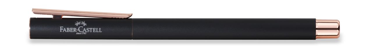 Faber-Castell - Gel Pen Neo Slim Black Matt, Rose Gold