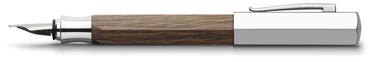 Faber-Castell - Ondoro smoked oak fountain pen, B
