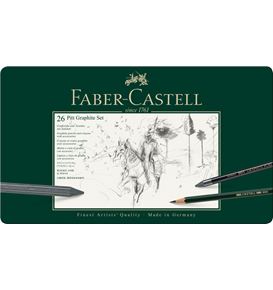 Faber-Castell - Pitt Graphite set, tin of 26