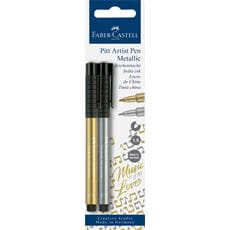 Faber-Castell - Pitt Artist Pen Metallic 1.5 India ink pen, gold/silver