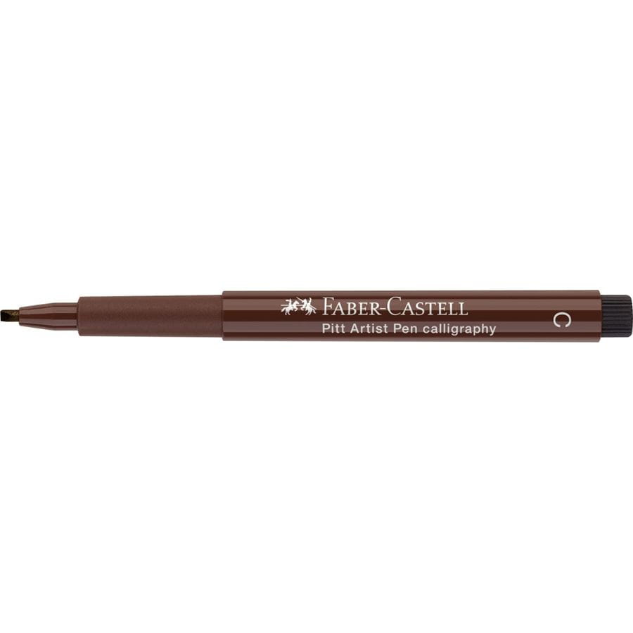 Faber-Castell - Pitt Artist Pen Calligraphy India ink pen, dark sepia