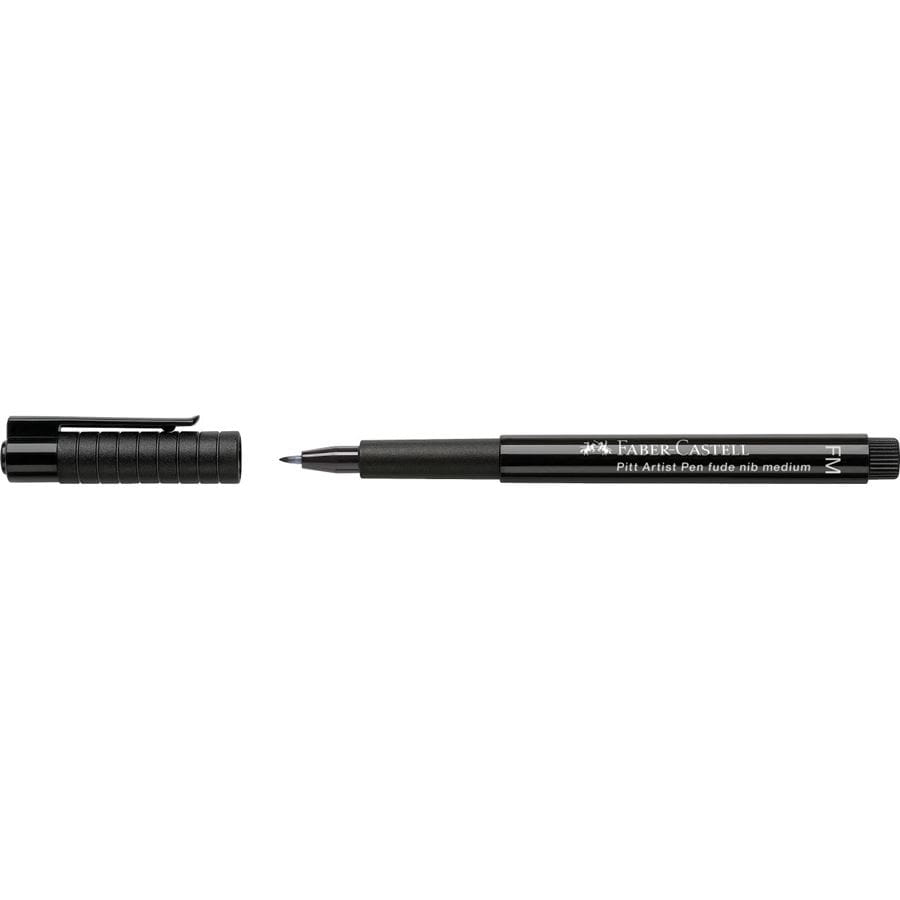 Faber-Castell - Pitt Artist Pen Fude medium India ink pen, black