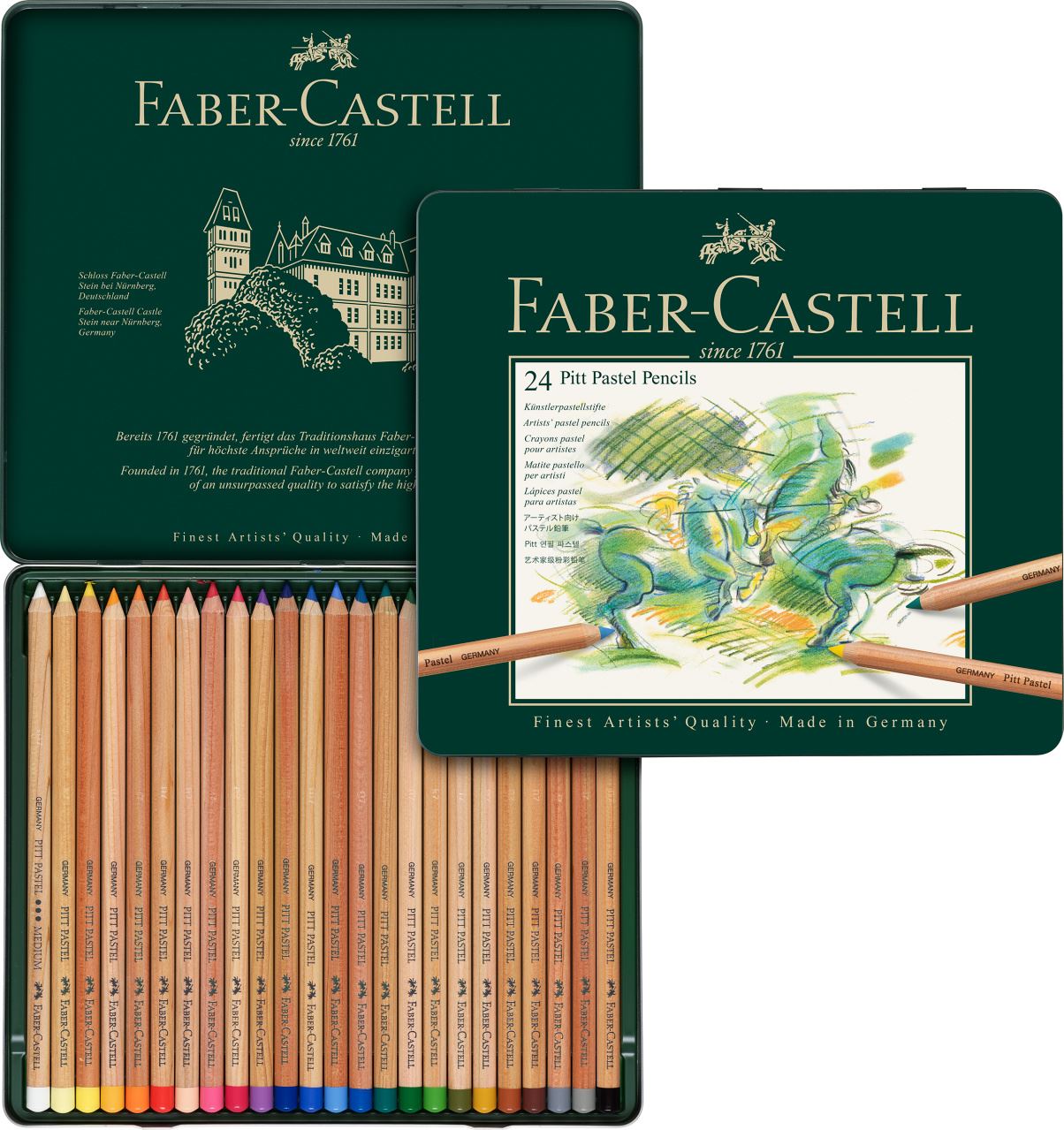 Turchese Cobalto 153 PITT Faber-Castell Pencil-Pastel Colore 