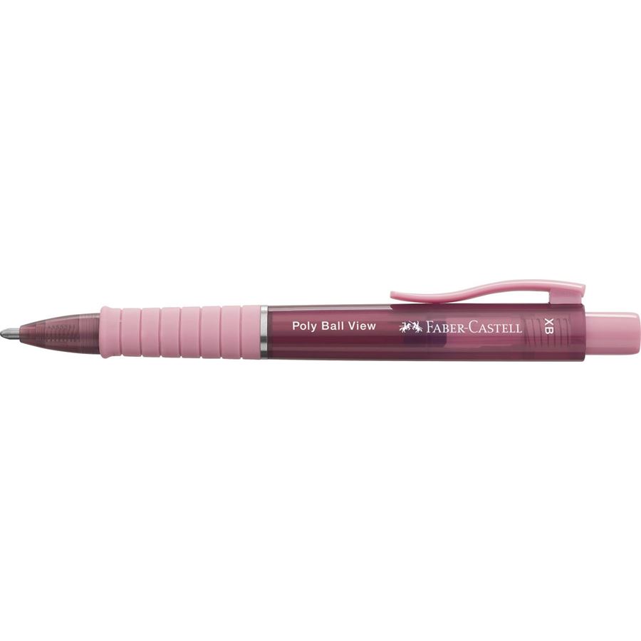 Faber-Castell - Ball pen Poly Ball View rose shadows