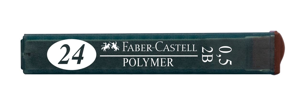Faber-Castell - Fineline lead Polymer 0.5mm 2B tube24x