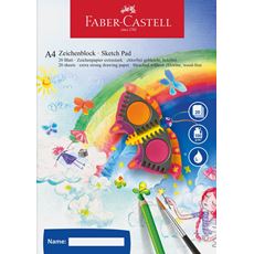 Faber-Castell - Drawing pad, A4, 20 sheets, 100g/m2