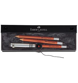 Faber-Castell - Perfect Pencil Fine Writing gift set, reddish brown, 3 pcs