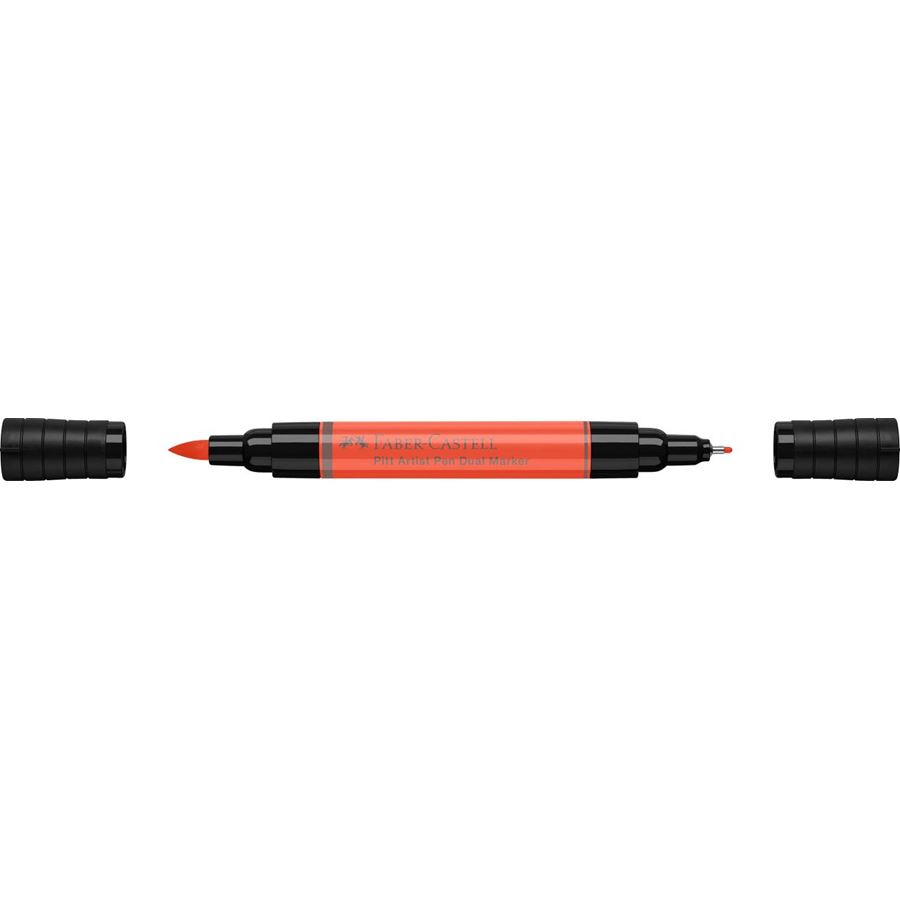 Faber-Castell - Pitt Artist Pen Dual Marker India ink, scarlet red