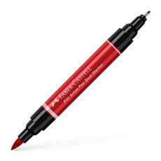 Faber-Castell - Pitt Artist Pen Dual Marker India ink, deep scarlet red