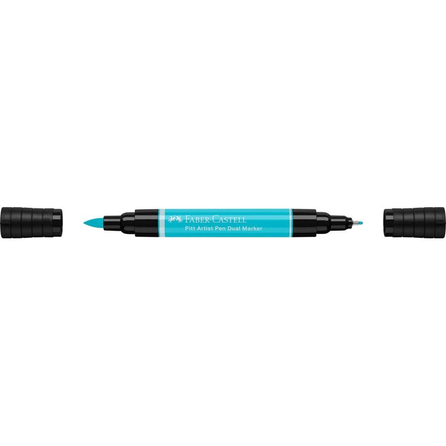 Faber-Castell - Pitt Artist Pen Dual Marker India ink light cobalt turquoise