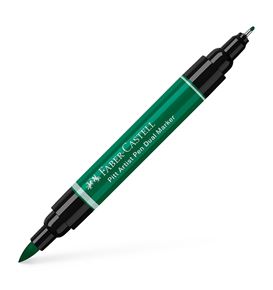 Faber-Castell - Pitt Artist Pen Dual Marker India ink, dark phthalo green
