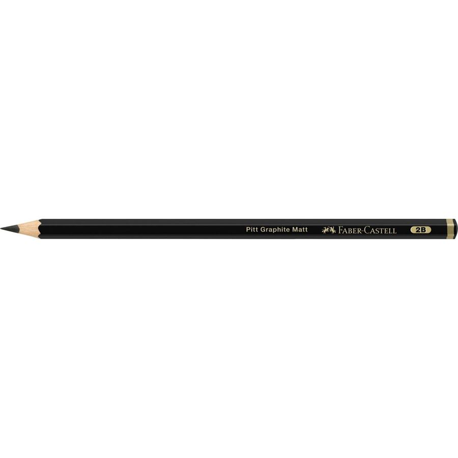Faber-Castell - Pitt Graphite Matt pencil, 2B