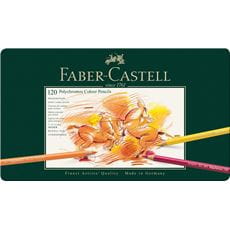 Faber-Castell - Polychromos colour pencil, tin of 120