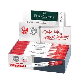 Faber-Castell - Marker Whiteboard W20, red