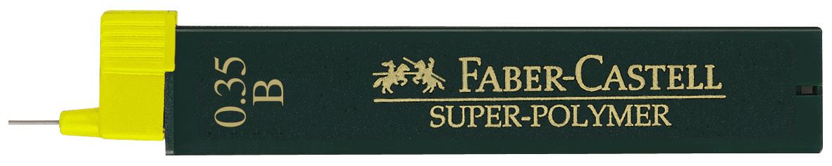0.35 H 5 Faber-Castell   Confezione di mine Super-Polymer 5x 