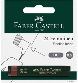 Faber-Castell - Super-Polymer fineline lead, HB, 0.5 mm, set of 2