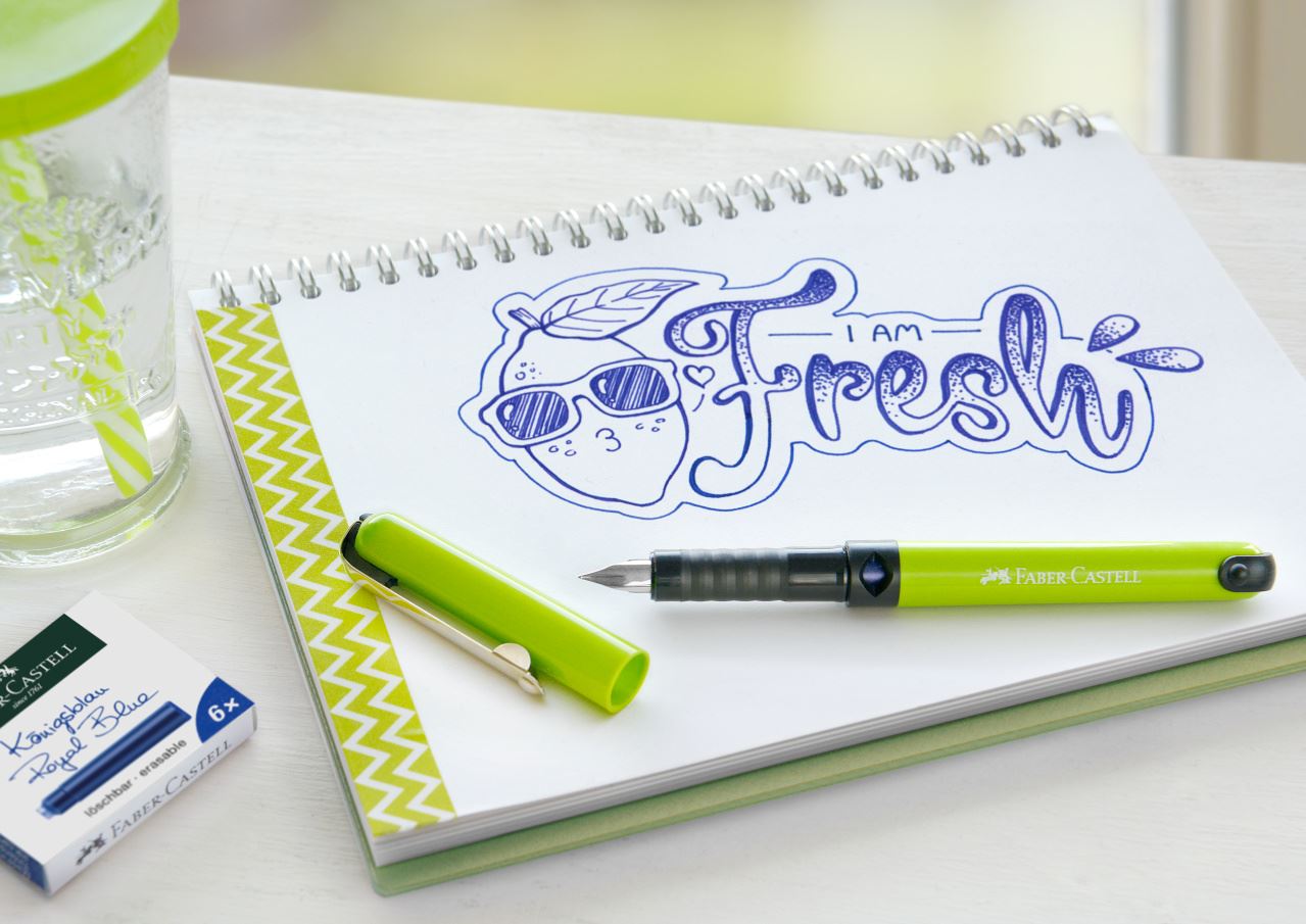 Faber-Castell - Fresh school fountain pen, light green