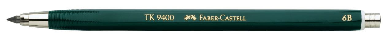 Faber-Castell - TK 9400 clutch pencil, 6B, Ø 3.15 mm
