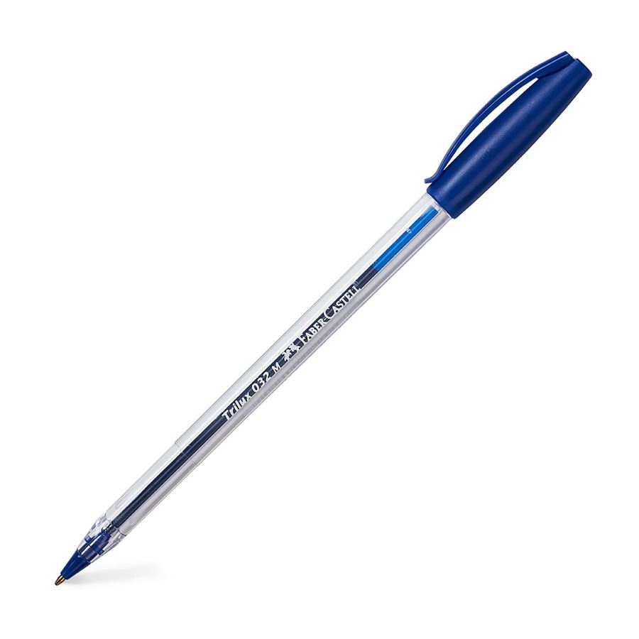 Faber-Castell - Trilux 032 ballpoint pen, M, display of 50, blue
