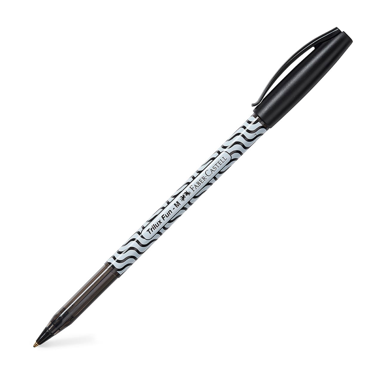 Faber-Castell - Ball pen Trilux Fun black 12x