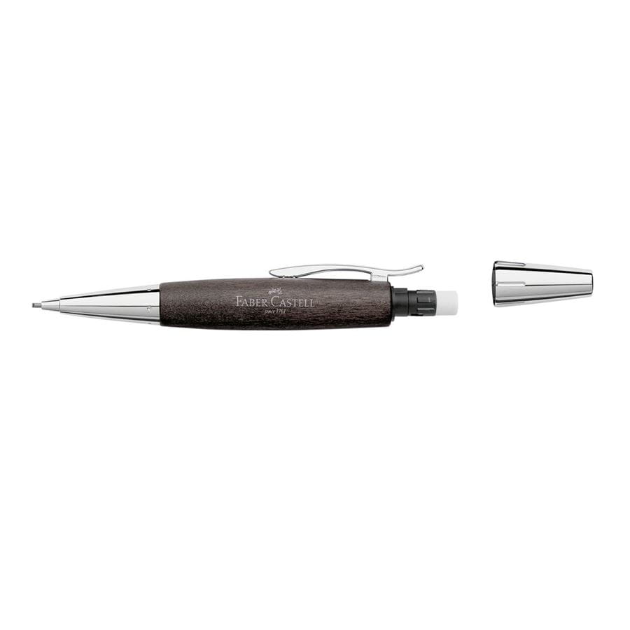 Faber-Castell - e-motion wood twist pencil, 1.4 mm, black