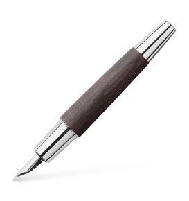 Faber-Castell - e-motion wood fountain pen, B, black